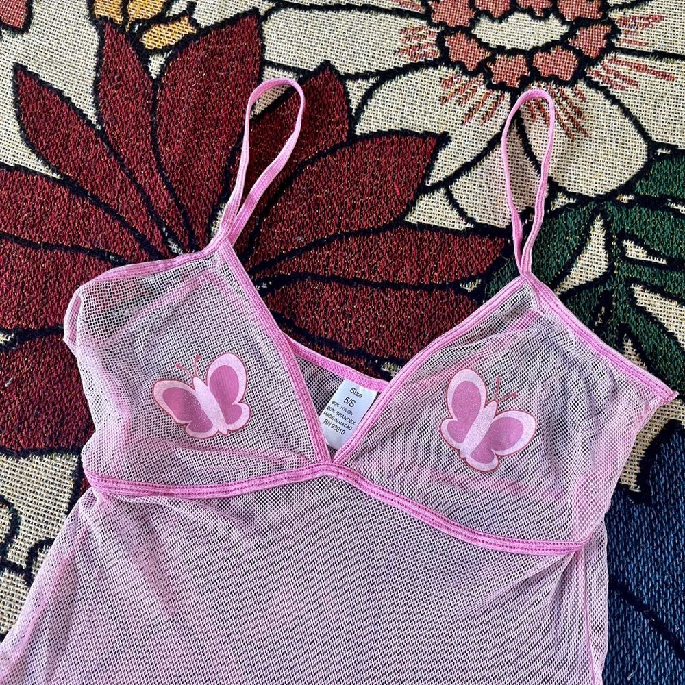 Butterfly Mesh Lingerie Dress